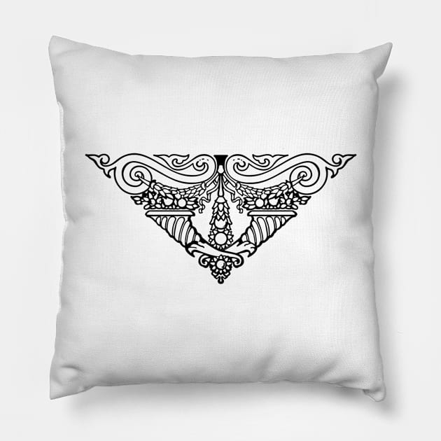 Egyptien Triangle Pillow by EarlAdrian