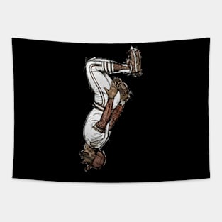 Ozzie Smith Sketch Backflip Tapestry