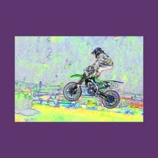 Freestyle Stuntman - Motocross Rider T-Shirt