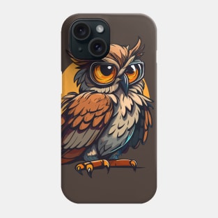 Spectacled owl Phone Case