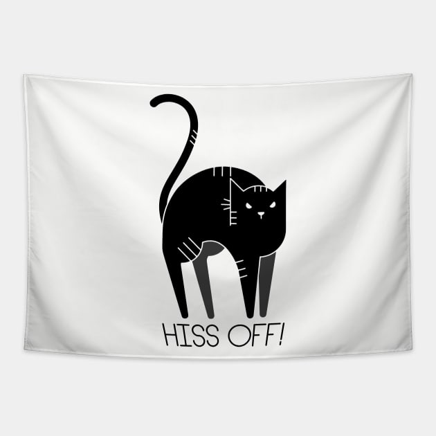 HISS OFF! Tapestry by EdsTshirts