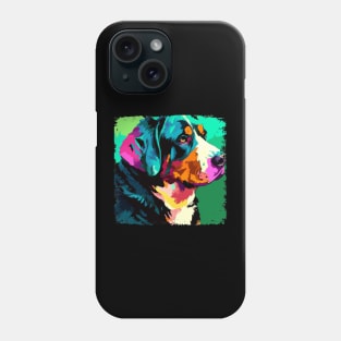 Greater Swiss Mountain Dog Pop Art - Dog Lover Gifts Phone Case