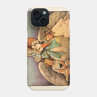 Vintage Mother Goose with Children by Jessie Willcox Smith Phone Case