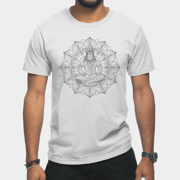 Discover Lord Shiva Mandala - Shiva - T-Shirt