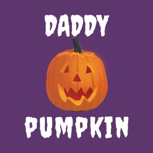 Daddy Pumpkin Jack O Lantern Matching Family Member Halloween Group T-Shirt