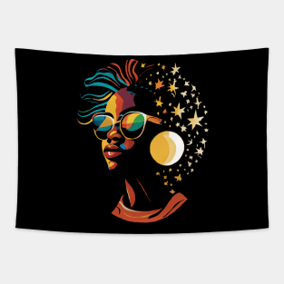 African American Woman Tapestry