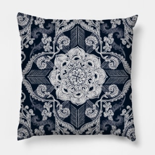 Centered Lace - Dark Pillow