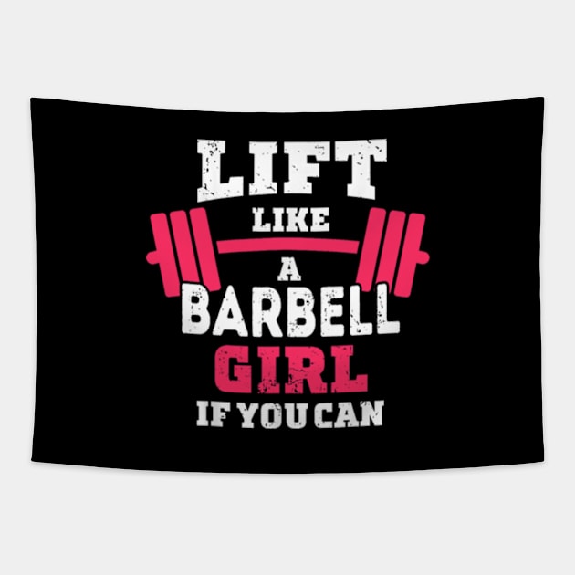 Life like a BARBELL Girl if you can Tapestry by DarkStile