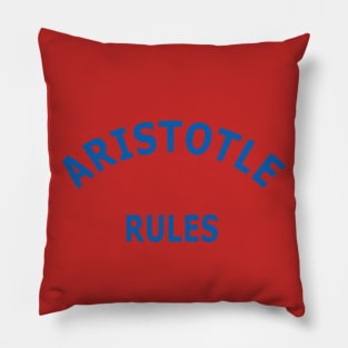 Aristotle Rules Pillow
