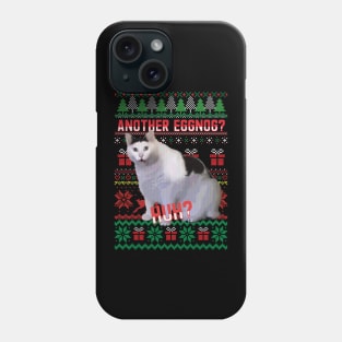 Huh Cat Ugly Xmas Sweater Phone Case