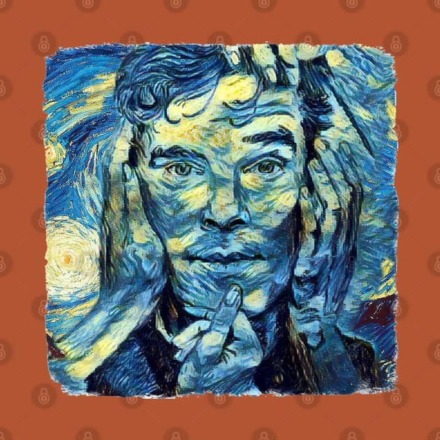 Benedict Cumberbatch Van Gogh Style by todos