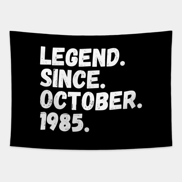 Legend Since October 1985 - Birthday Tapestry by Textee Store