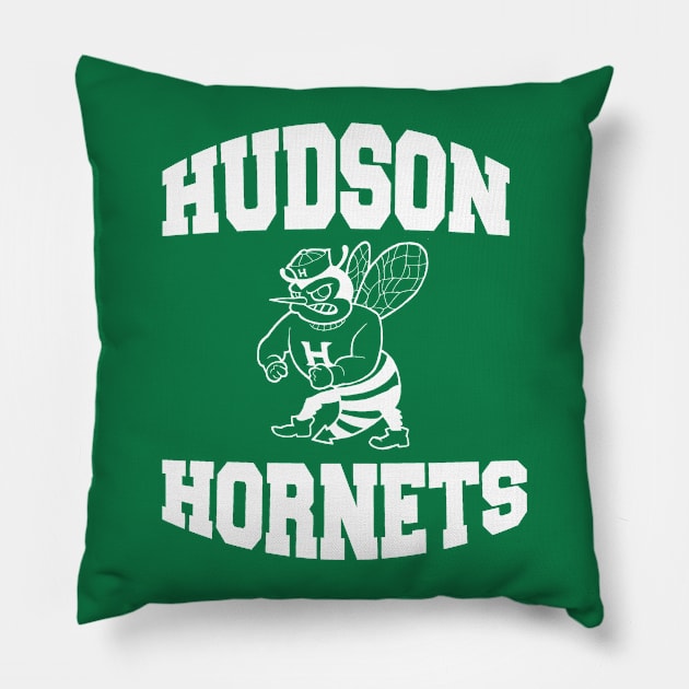 Hudson Hornets Pillow by JoelCarroll