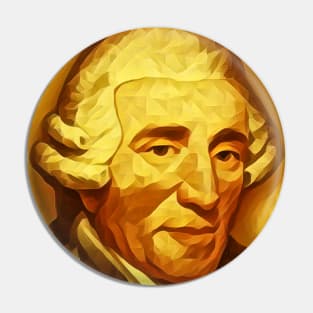 Joseph Haydn Golden Portrait | Joseph Haydn Artwork 9 Pin