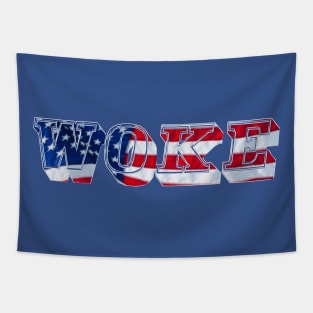 WOKE Patriotic - Back Tapestry