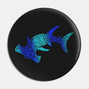 Ombre Tribal Hammerhead Pin