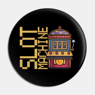 Slot Machine Game Cartoon Pin