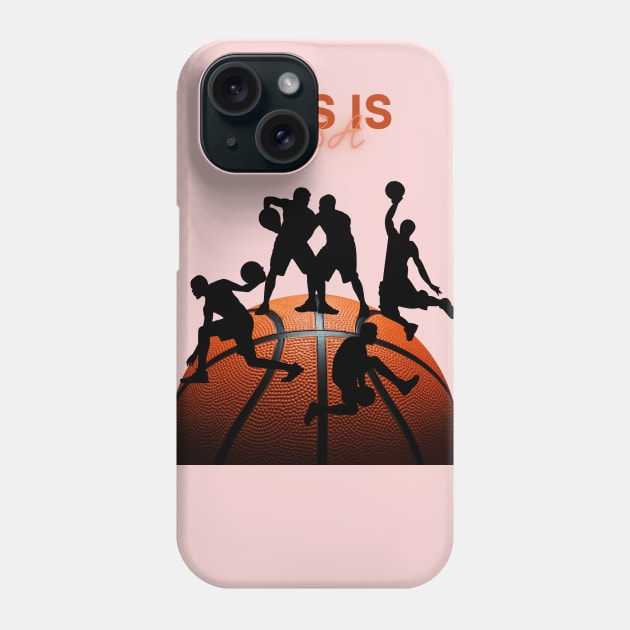 BASKETBALL 2 Phone Case by AMINOS ART