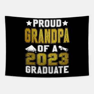 Proud Grandpa Of A 2023 Graduate Senior Graduation Tapestry