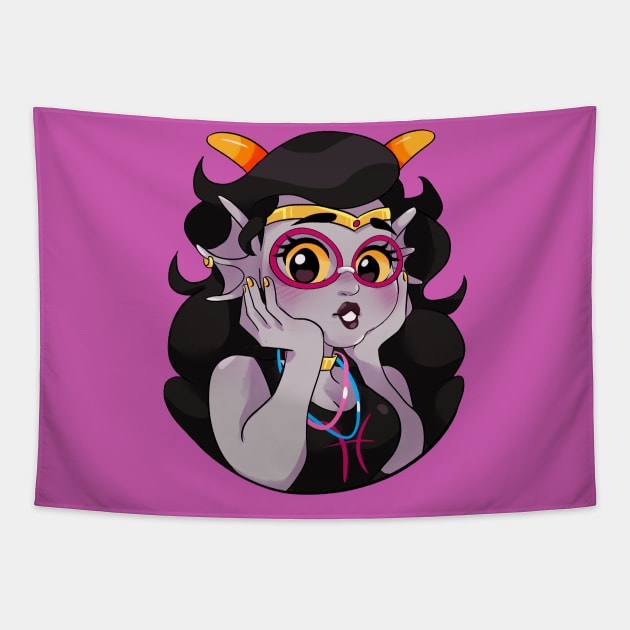 Feferi homestuck Tapestry by Midnight_rabbit