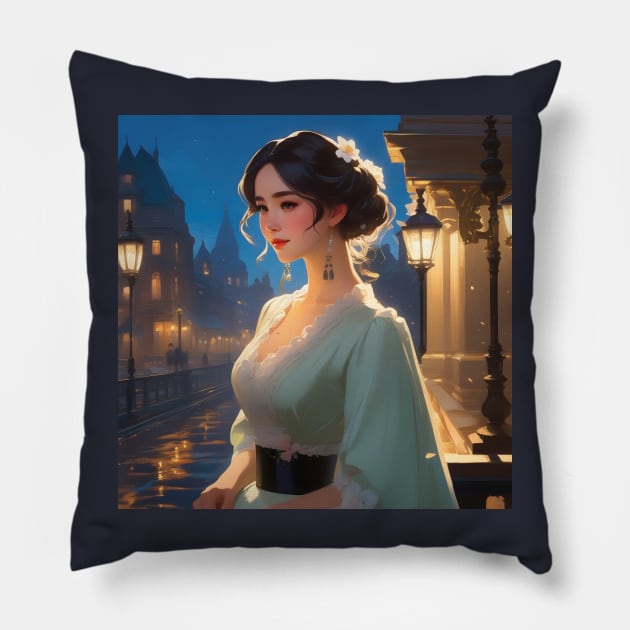 Victorian era princess Pillow by Spaceboyishere