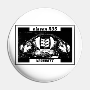 NISSAN GT-R R35 ENGINE Pin