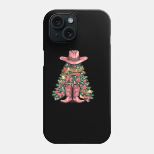 Cousin Tree Wearing Pink Cowboy Boots and Hat Phone Case