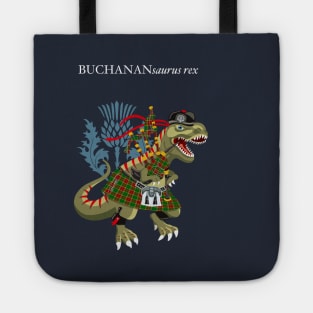 Clanosaurus Rex BUCHANANsaurus Rex Buchannan Buchanan MODERN Family Tartan Tote