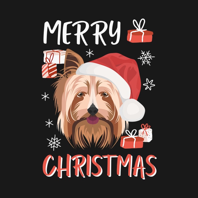 Yorkshire Terrier Christmas by GreenOptix