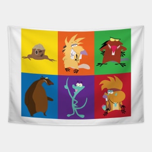 Angry Beavers Tapestry