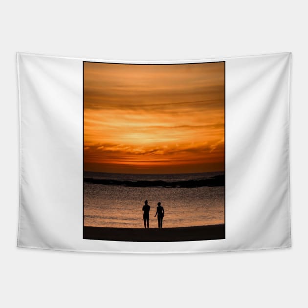 Cullercoats Beach Tapestry by sadieharper.official00@