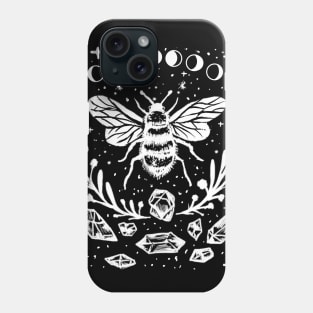 Honey Bee, Crystals, Moon Phases, Gothic Witchy Punk Phone Case