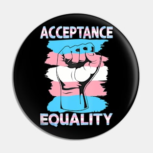 Transgender Trans Pride Flag Acceptance Equality Pin