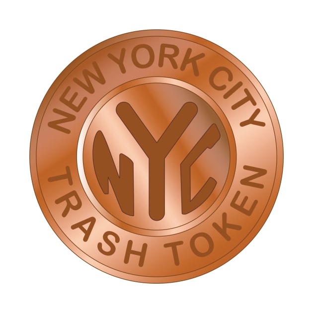 Trash Token (Bronze) by Michael Tutko