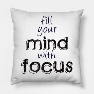 Focus and Mindset Pillow