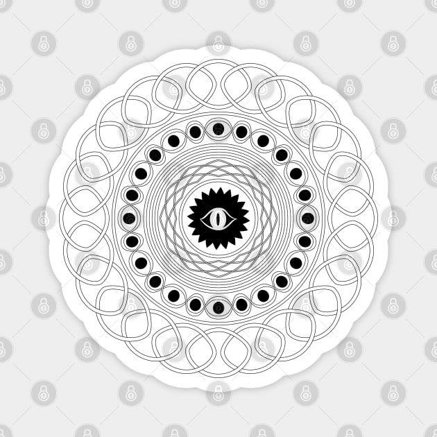 Mandala Edition - 3 Libras Magnet by Hounds_of_Tindalos