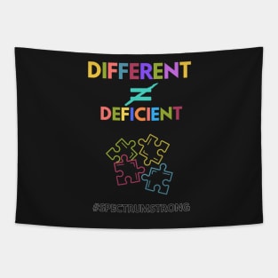 Autism Awareness Different Not Deficient Tapestry