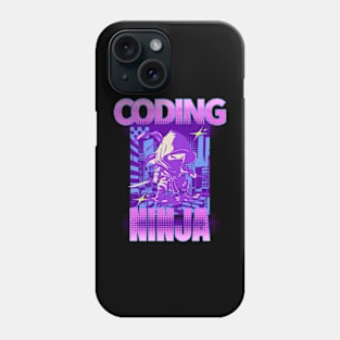 Coding Ninja Funny Anime Computer Programming Phone Case