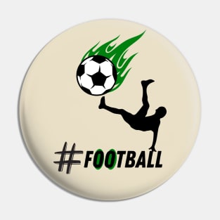 Football Green flame Ball Pin