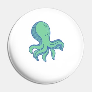 Octopus Is Team Multitask Pin