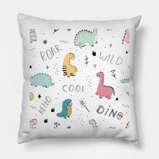 Cute dinasour rawr Pillow