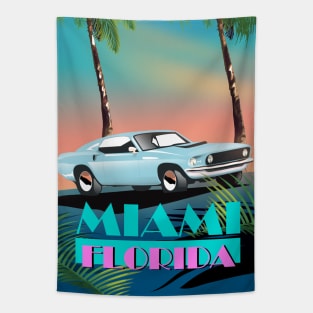 Miami Florida sportcar Tapestry