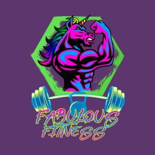 Fabulous Fitness Unicorn Pride T-Shirt