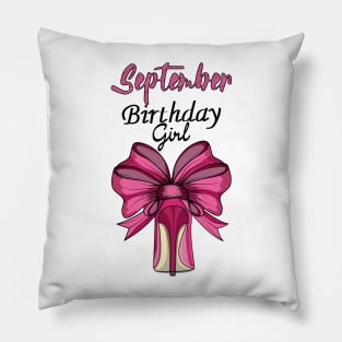 September Birthday Girl Pillow