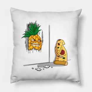 Crazy pineapple and pizza Pillow