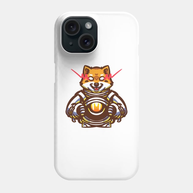 shiba inu astronaut Phone Case by B&E