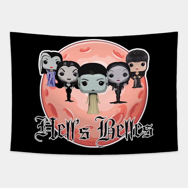 Hell's Belles (variant 2 of 3) Tapestry by woodsman