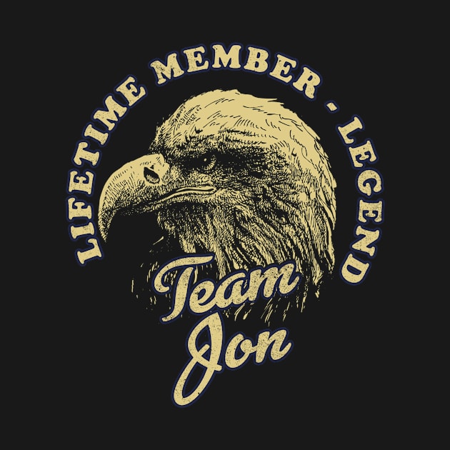 Jon Name - Lifetime Member Legend - Eagle by Stacy Peters Art