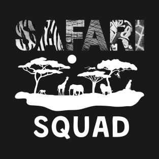 Safari Squad Wild Animals Zoo T-Shirt