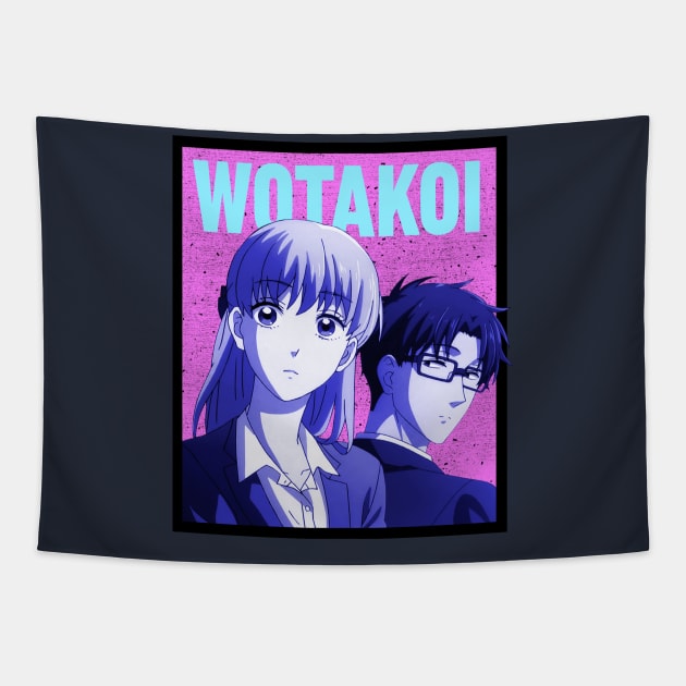 Wotakoi: Love Is Hard for Otaku Tapestry by SirTeealot